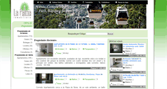 Desktop Screenshot of lapalmainmobiliaria.com