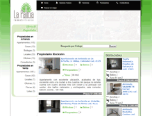 Tablet Screenshot of lapalmainmobiliaria.com